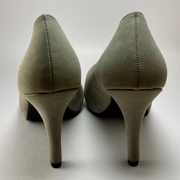Fioni gray faux suede heels pumps GET GAMS HERE❤️ - Picture 5 of 11